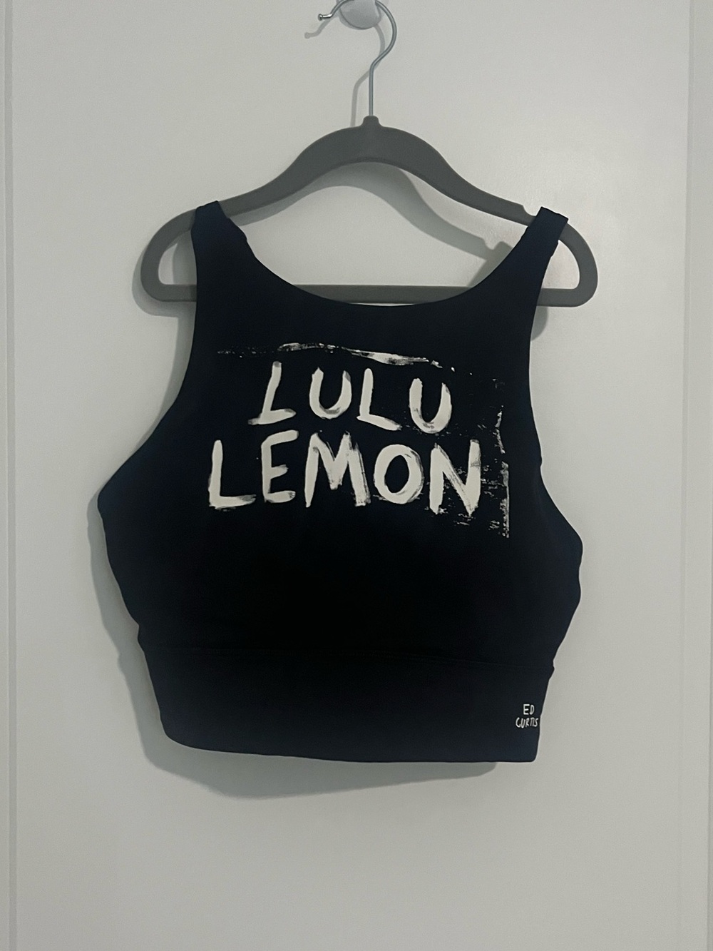 lululemon athletica Black Ed Curtis High Neck Energy Bra Size 10